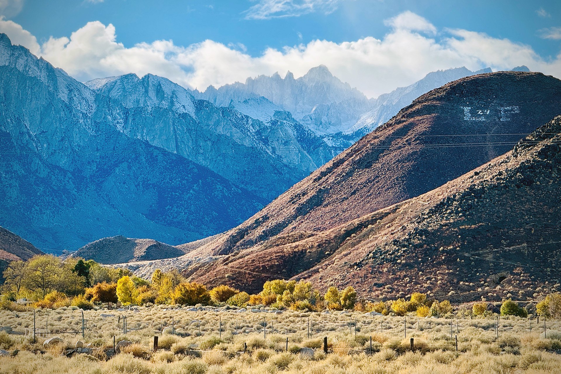 Mt. Whitney photographed in Lone Pine, CA, Friday, November 15th, 2024.