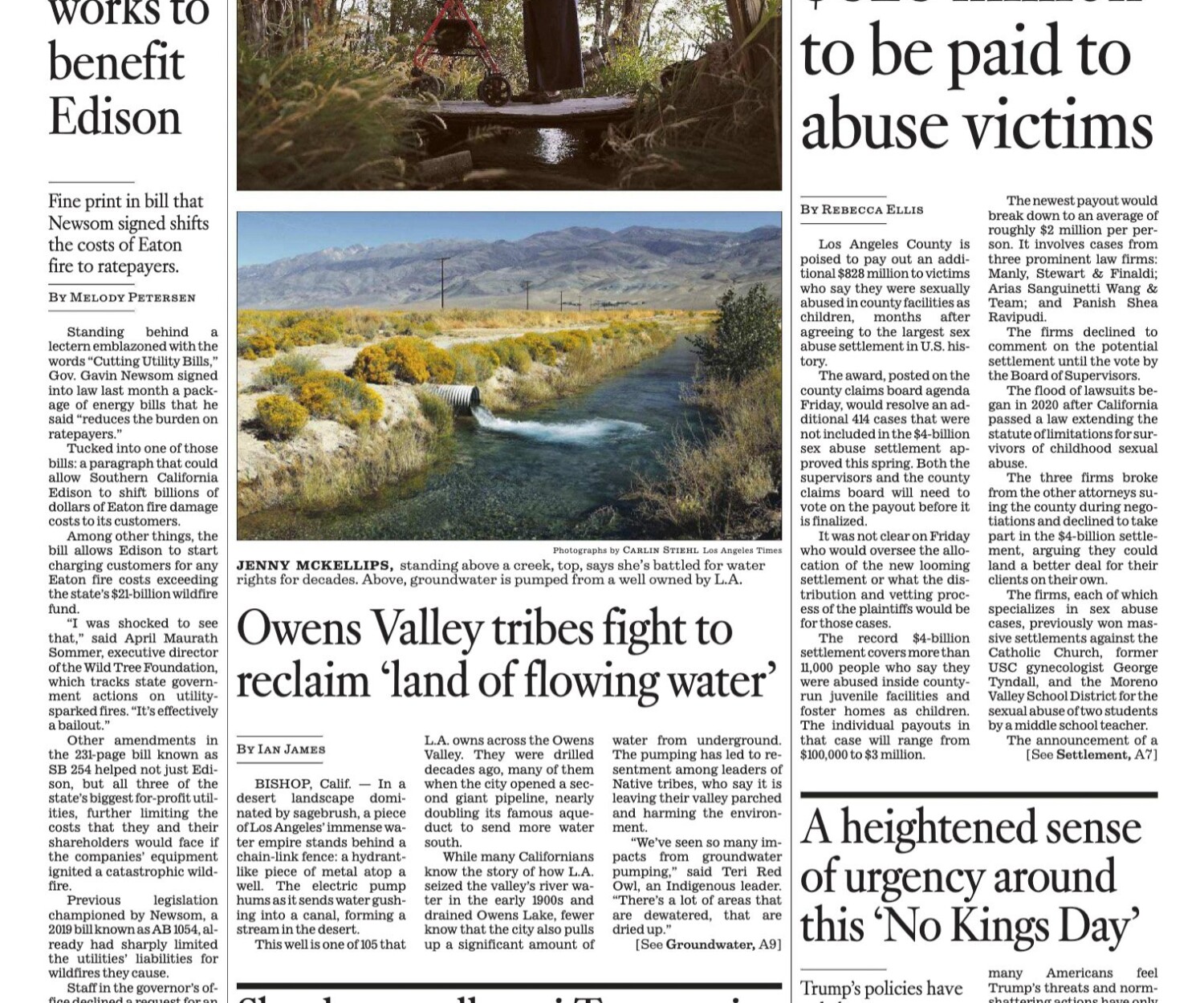 LA Times Oct 18, 2025